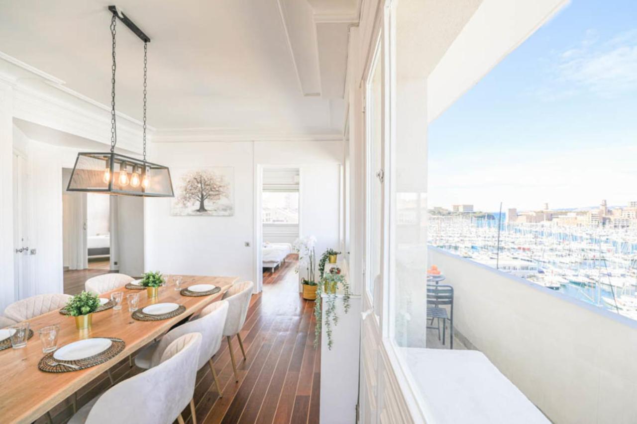 Vieux-Port - Vue Exceptionnelle - 3 Ch Et Clim Apartman Marseille Kültér fotó