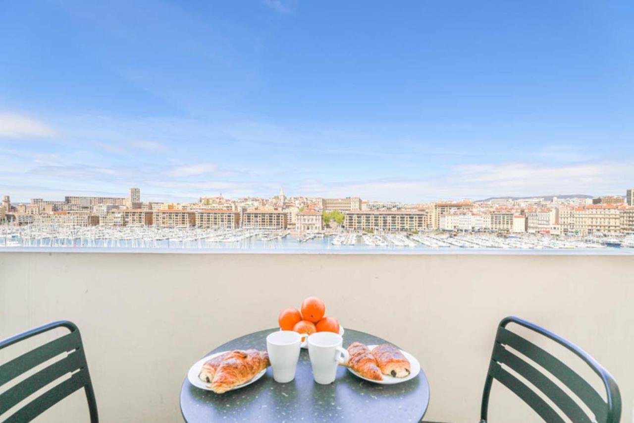 Vieux-Port - Vue Exceptionnelle - 3 Ch Et Clim Apartman Marseille Kültér fotó
