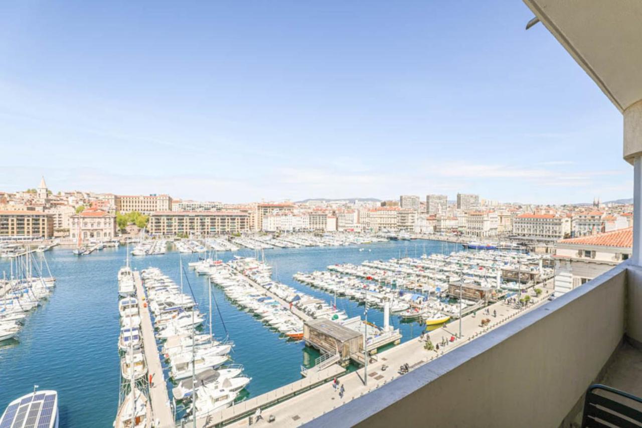 Vieux-Port - Vue Exceptionnelle - 3 Ch Et Clim Apartman Marseille Kültér fotó