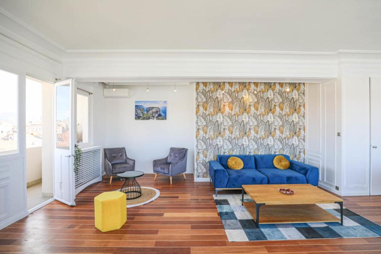 Vieux-Port - Vue Exceptionnelle - 3 Ch Et Clim Apartman Marseille Kültér fotó